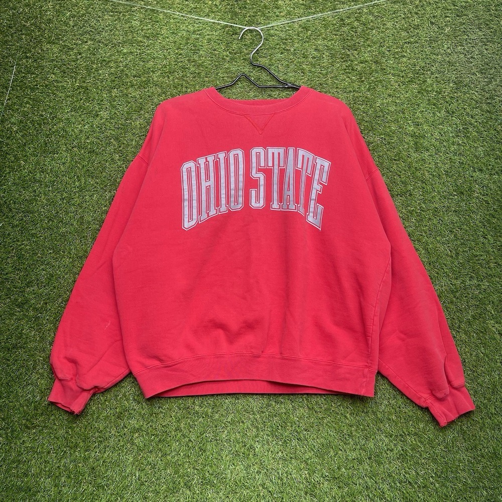 Vintage Ohio State University Sweatshirt Mens XL Crewneck Cotton OSU Buckeyes